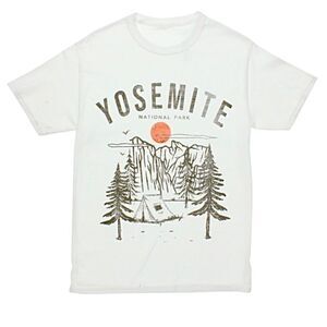Yosemite National Park Graphic Tee 100% Cotton